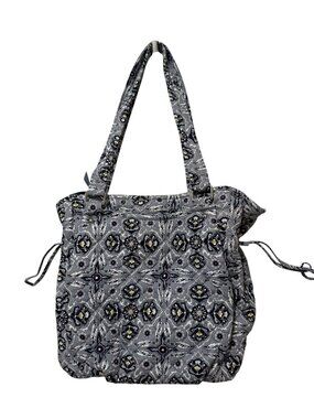 Vera Bradley Retired Plaza Tile Glenna Satchel Shoulder Bag Purse Hidding Pocket